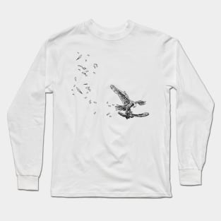 Peregrine Attack - Dark on Light Long Sleeve T-Shirt